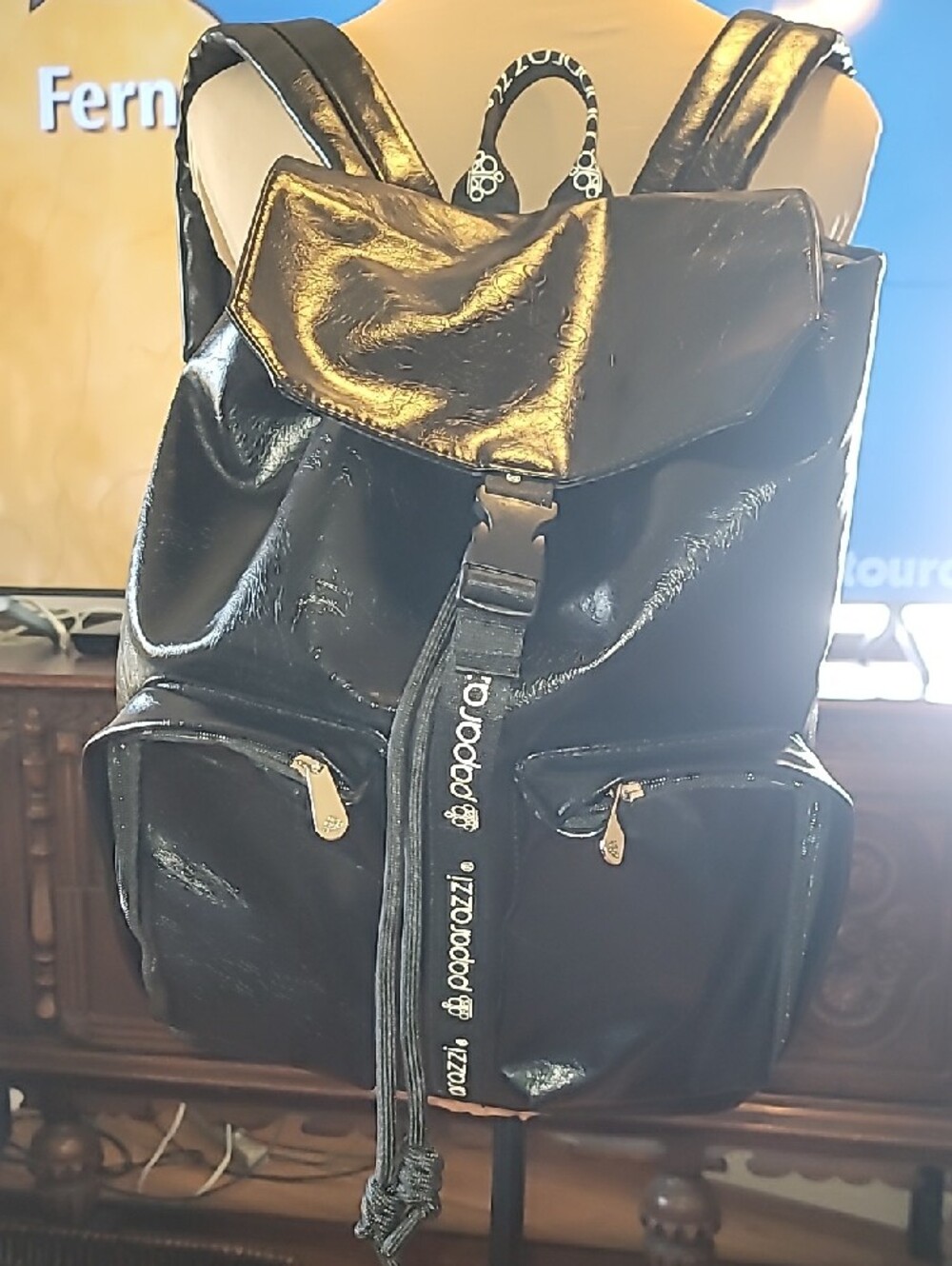 Black Paparazzi Accessory Backpack - Picture 11 of 11